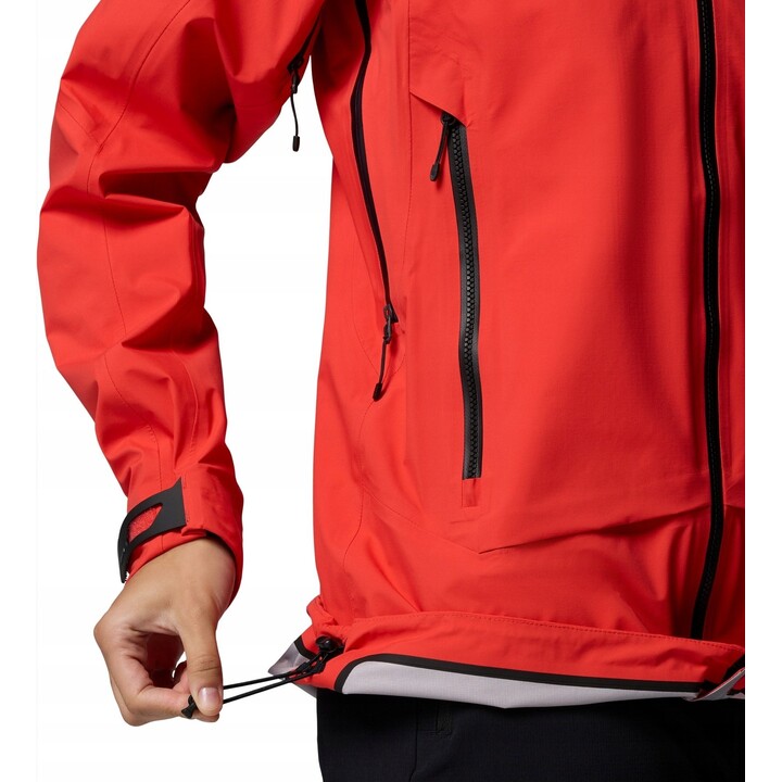 Chaqueta Columbia Saudan Pro 3L Shell 730447 para mujer, rojo amapola, talla L