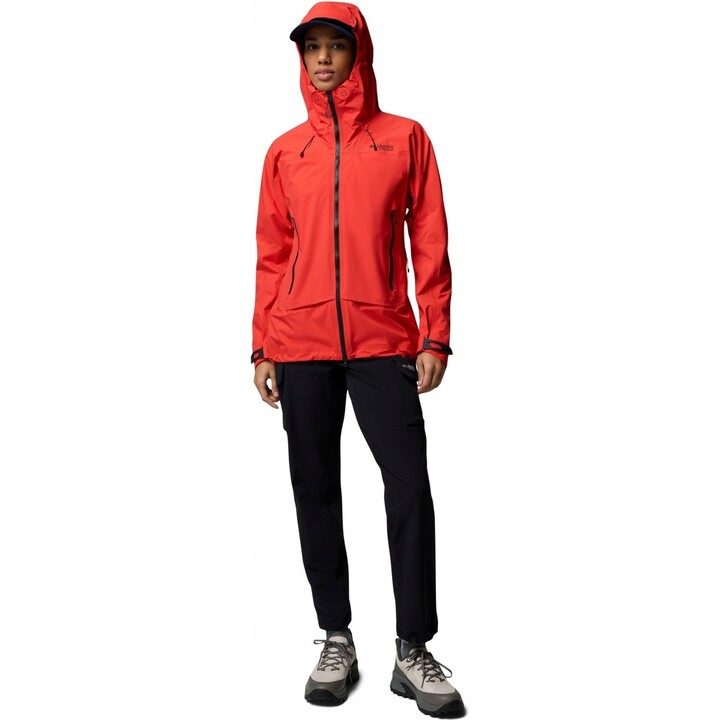 Chaqueta Columbia Saudan Pro 3L Shell 730447 para mujer, rojo amapola, talla L