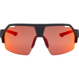 GOG Ubbe 738655 Sonnenbrille, mattschwarz/rot verspiegelt