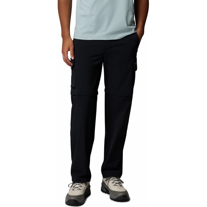 Pantalones convertibles para hombre Columbia Silver Ridge Elite 731387, negros, talla M