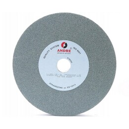 Disco abrasivo plano de 250 mm x 25 mm x 32 mm, color verde.