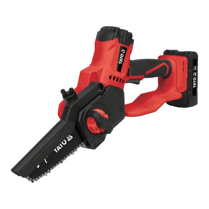 Motosierra YT de 7" y 18V sin batería ni cargador.