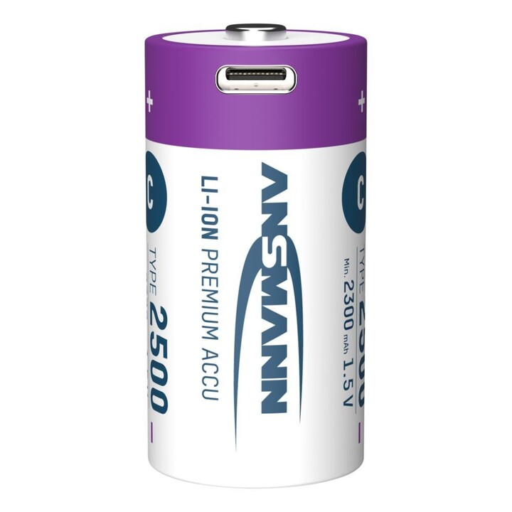 Ansmann 1313-0004 pila doméstica Batería recargable C Ión de litio