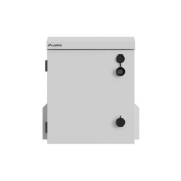 ARMARIO RACK DE PARED DE 10", HERMÉTICO IP55, MONTAJE EN PARED/POSTE, 320X220X400, GRIS LANBERG (ENSAMBLADO)