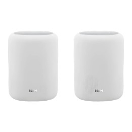 Coluna inteligente WiiM Sound Lite 100W WiFi 6E Branco Pack 2