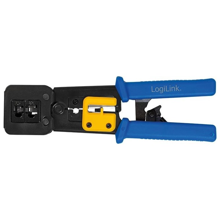 Herramienta de crimpado para RJ11/1 2/45/EZ con cortador