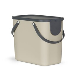 ROTHO Albula Cappuccino - conteneur de tri des déchets - 25l
