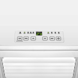 TEESA Aire acondicionado portátil de 2.5 kW con Wi-Fi y Tuya, color blanco