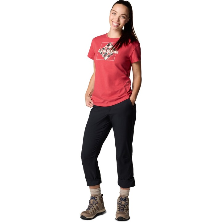 Pantalones de senderismo para mujer Columbia Leslie Falls II 578909, negros, talla S