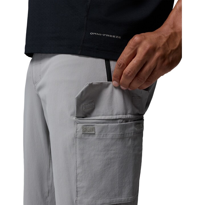 Pantalones de exterior de alto rendimiento Columbia Silver Ridge Elite 731398, color titanio, talla M