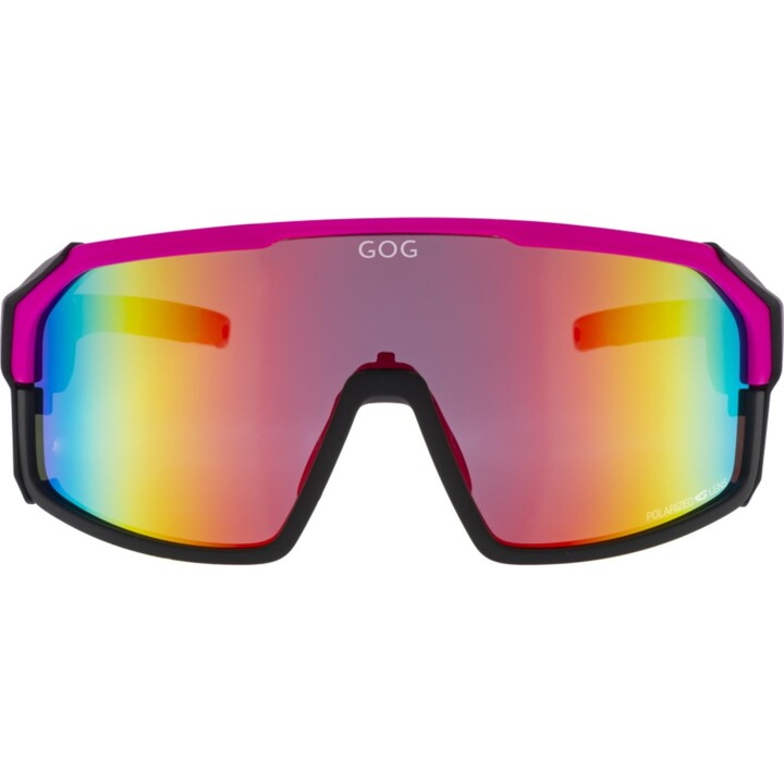 GOG Annapurna 569801 Gafas de sol polarizadas: rojo neón mate, rosa y negro