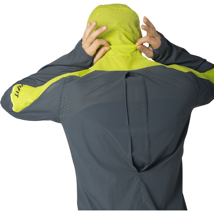Chaqueta cortavientos Dynafit Alpine 678143, color amarillo ultra, talla XL
