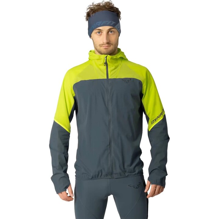 Chaqueta cortavientos Dynafit Alpine 678143, color amarillo ultra, talla XL
