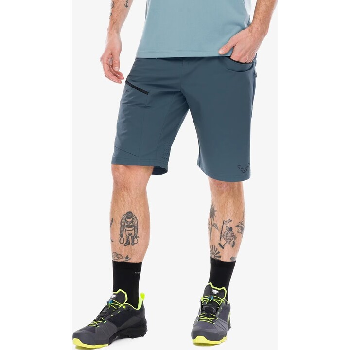 Pantalones cortos deportivos ligeros Dynafit Transalper DST 720375, color Cinder, talla M