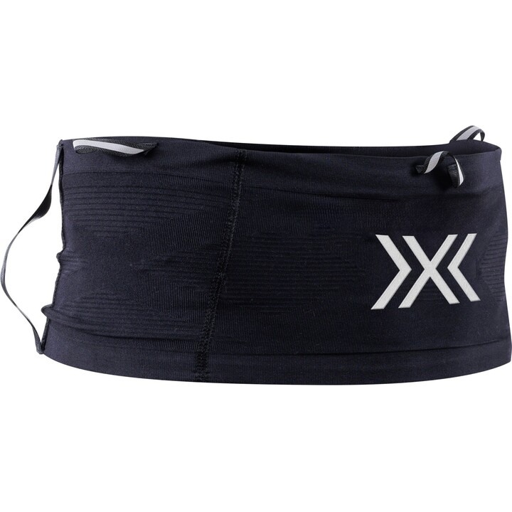 Riñonera deportiva ergonómica para correr X-Bionic 615858, negro y blanco
