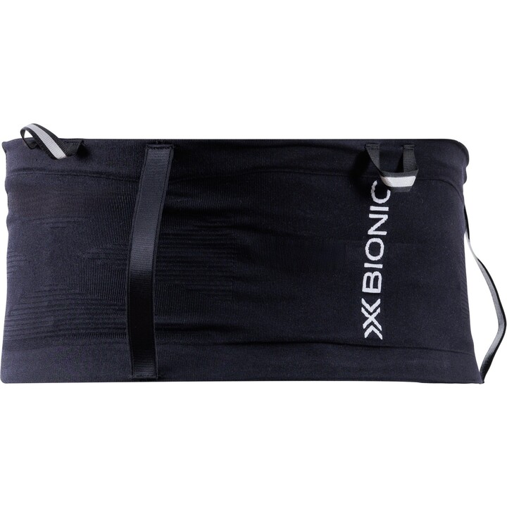 Riñonera deportiva ergonómica para correr X-Bionic 615858, negro y blanco