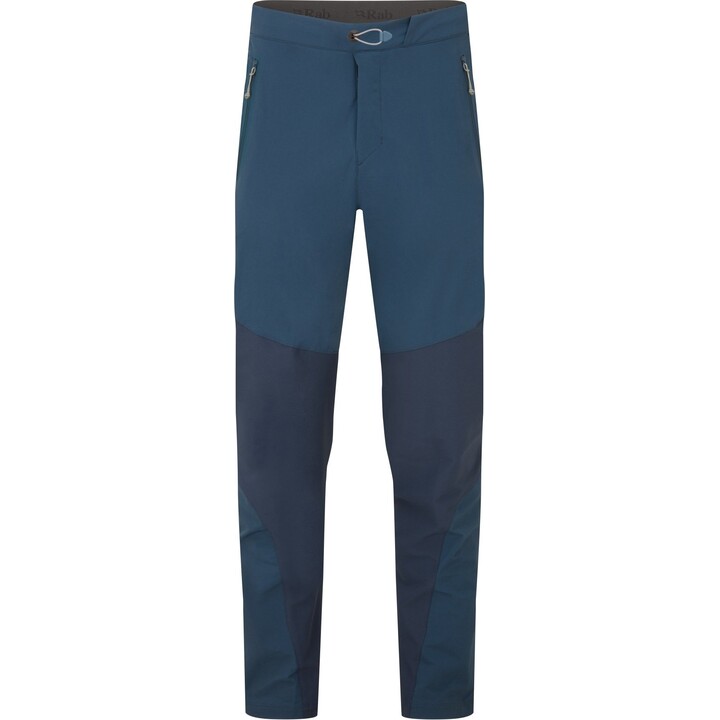Pantalones de exterior RAB Torque 629589 Alpine Softshell, azul, talla S