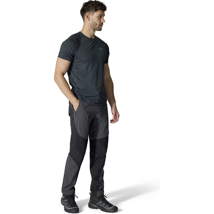 Pantalones de exterior RAB Torque 629589 Alpine Softshell, azul, talla S