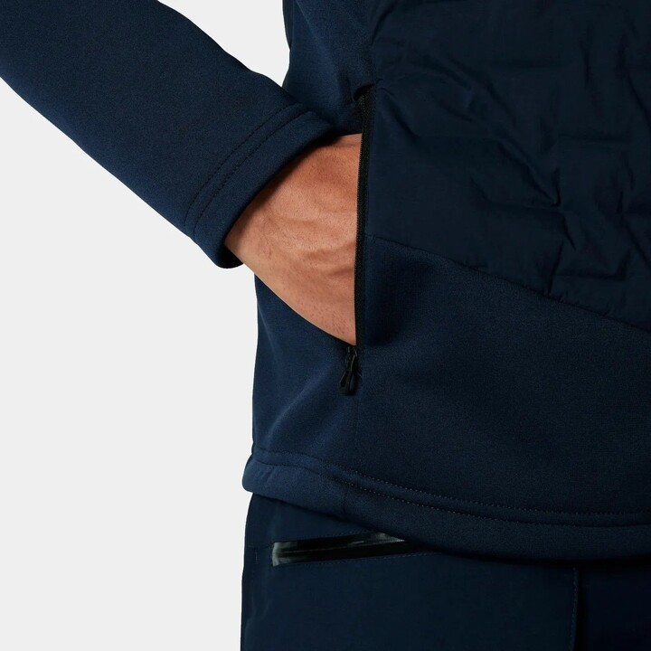 Chaqueta deportiva impermeable Helly Hansen HP Hybrid Stretch 625937, azul marino