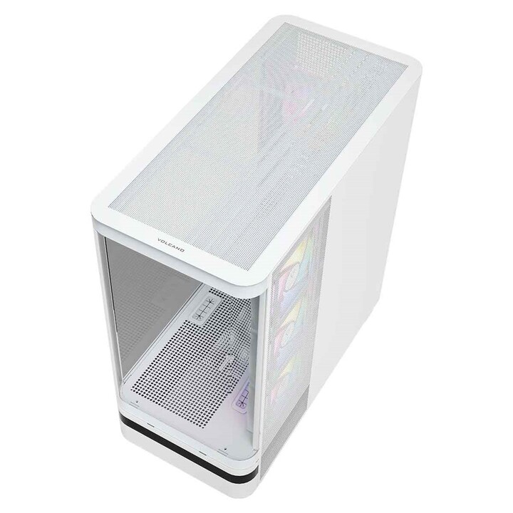 Gabinete para computador MODECOM Volcano AQ100 ARGB Midi Branco
