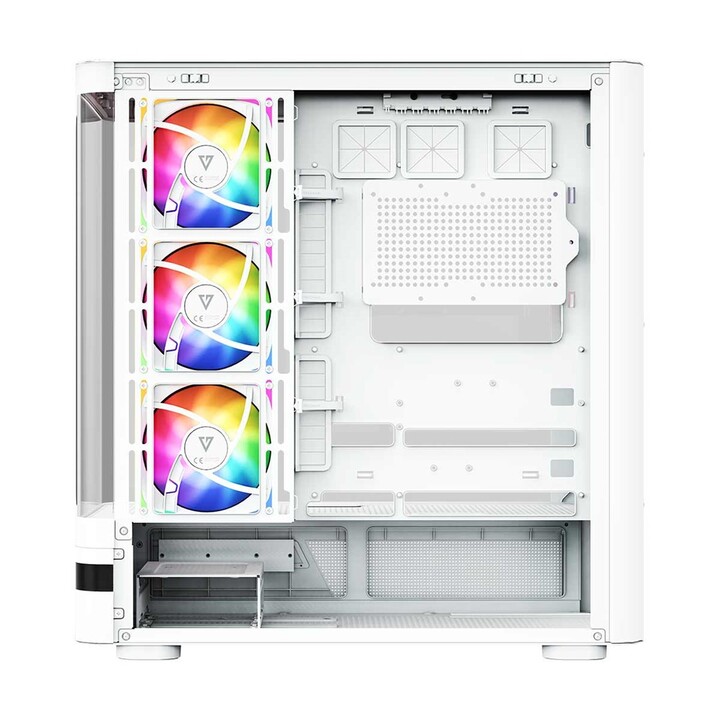 Gabinete para computador MODECOM Volcano AQ100 ARGB Midi Branco