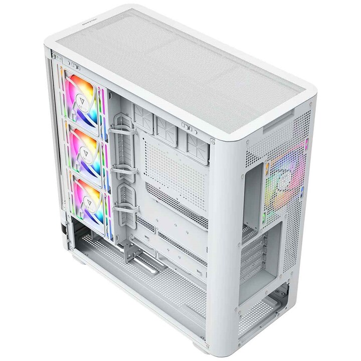 MODECOM Volcano AQ100 ARGB Midi White Computer Case
