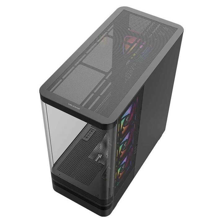 MODECOM Computer Case Volcano AQ100 ARGB Midi Noir