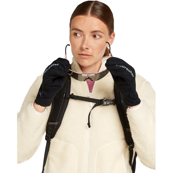 Guantes de lana térmica Icebreaker Merino Sierra Mitten 581914, talla XL