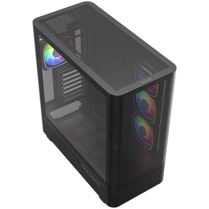 MODECOM Volcano AQ300 ARGB Midi Computer Case Black