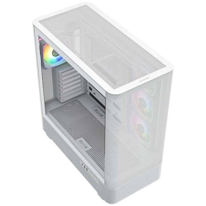 Computergehäuse MODECOM Volcano AQ300 ARGB Midi Weiß