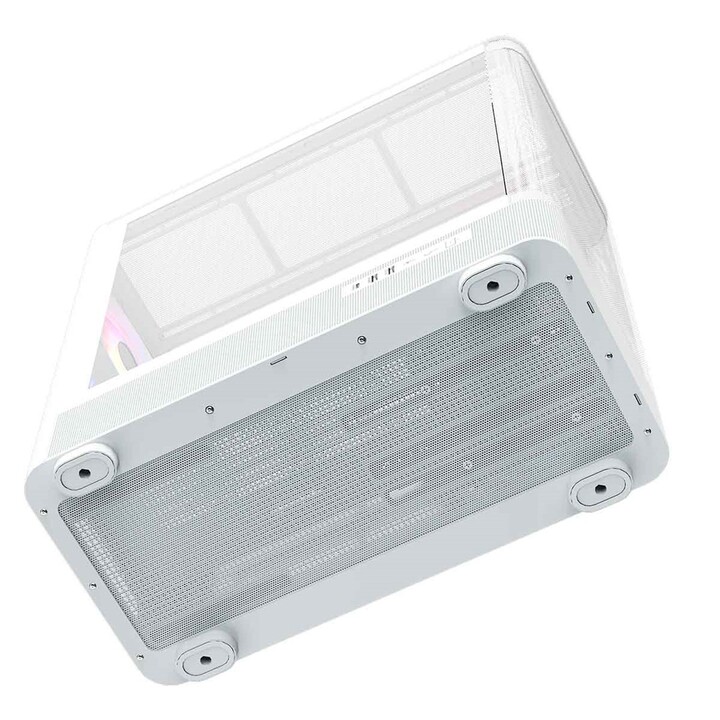 MODECOM Computer Case Volcano AQ300 ARGB Midi Blanc