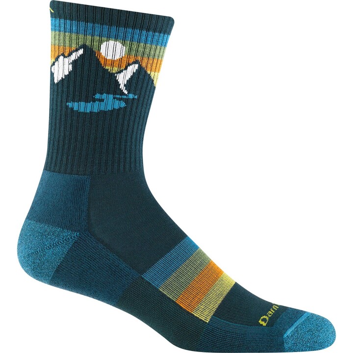 Darn Tough Sunset Ridge Micro Crew Cushion 544991 Wandersocken Flasche