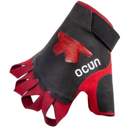Guantes de escalada profesionales Ocun Crack Pro 559376, rojos, talla M