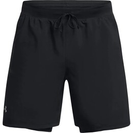 Short de course Under Armour Launch 7 pouces 562924, noir