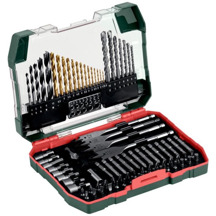 JUEGO DE BROCAS Y PUNTAS MAKITA, 86 PIEZAS.