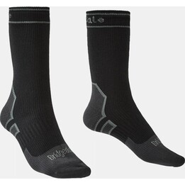 Bridgedale StormSock Light Boot 52288 Waterproof Socks Black Grey