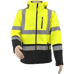 AWTOOLS Reflektierende Softshell-Arbeitsjacke 3 AW02660 Schutzjacke Größe S