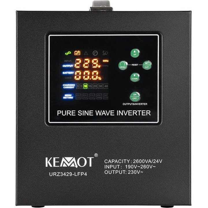 UPS-Heizungszentrale Kemot URZ3429-LFP4 1800 W 24 V