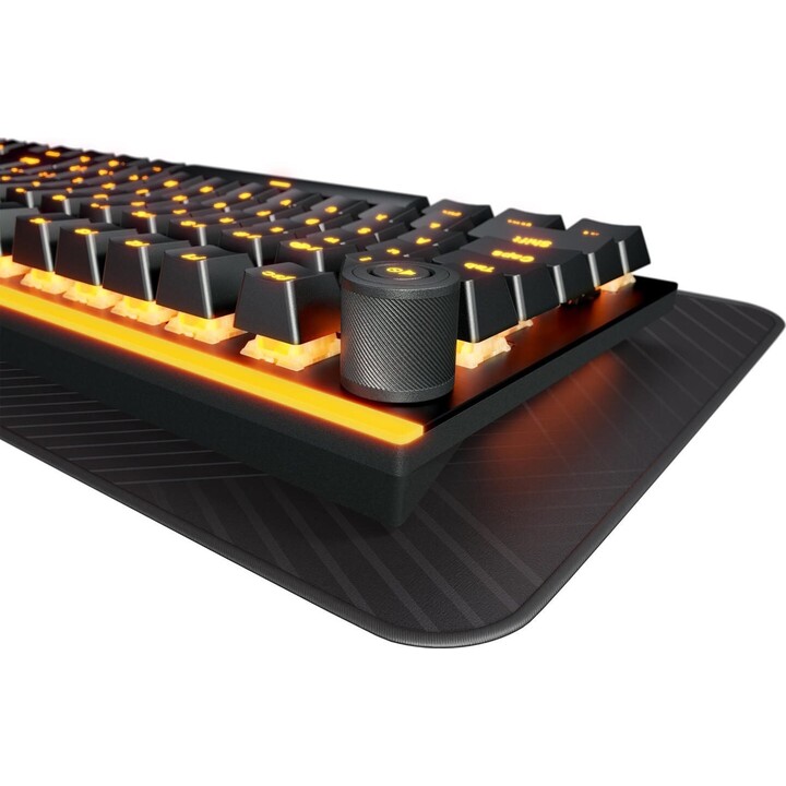 be quiet! Light Mount TKL BT005DE: teclado mecánico para juegos con cable, RGB, silencioso, lineal, alemán, negro
