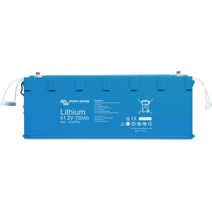 Victron Energy BAT548110620 Batería inteligente LiFePO4 NG 51,2 V, 100 Ah, 5120 Wh