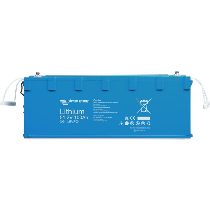 Victron Energy BAT548110620 Batería inteligente LiFePO4 NG 51,2 V, 100 Ah, 5120 Wh