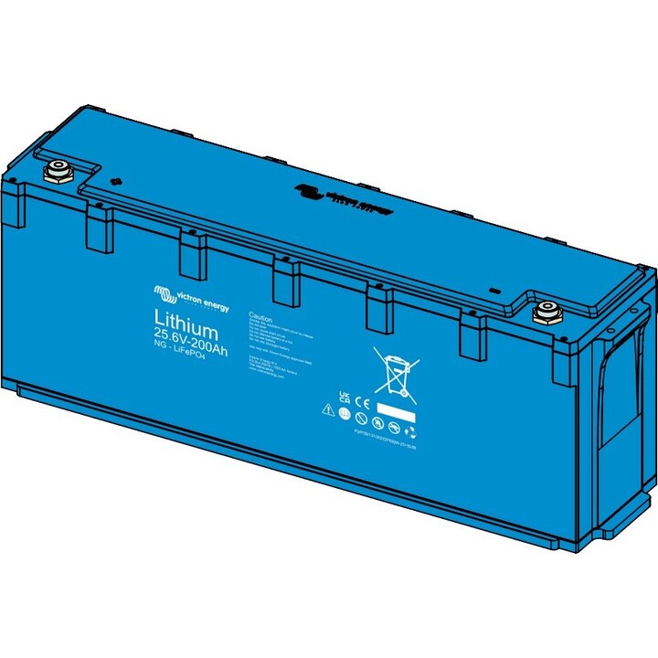 Victron Energy BAT548110620 Batería inteligente LiFePO4 NG 51,2 V, 100 Ah, 5120 Wh