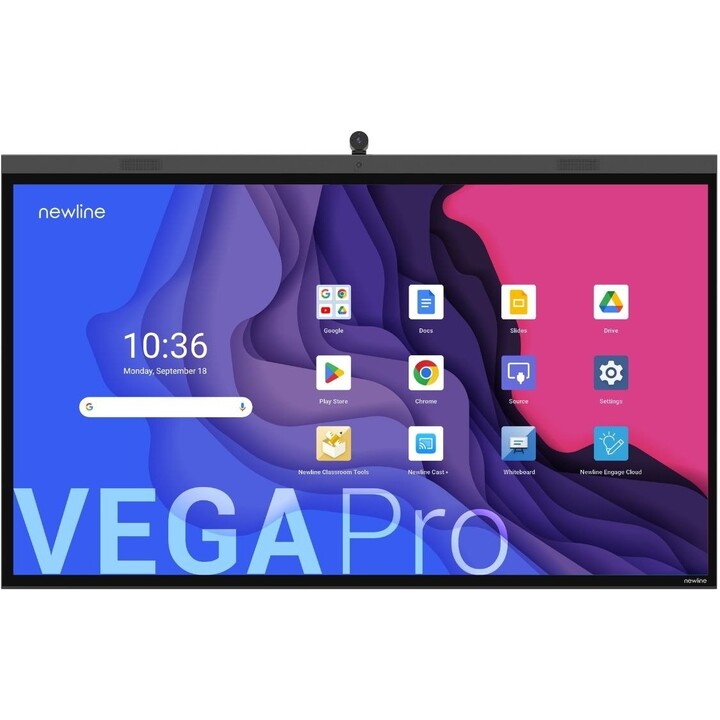 Pantalla interactiva Newline Vega Pro TT-7524Z de 75" y 4K con Android 13 y cámara con IA integrada