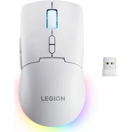 Lenovo Legion M220 GY51V60437 – kabellose RGB-Gaming-Maus mit 5000 DPI, Glacier White