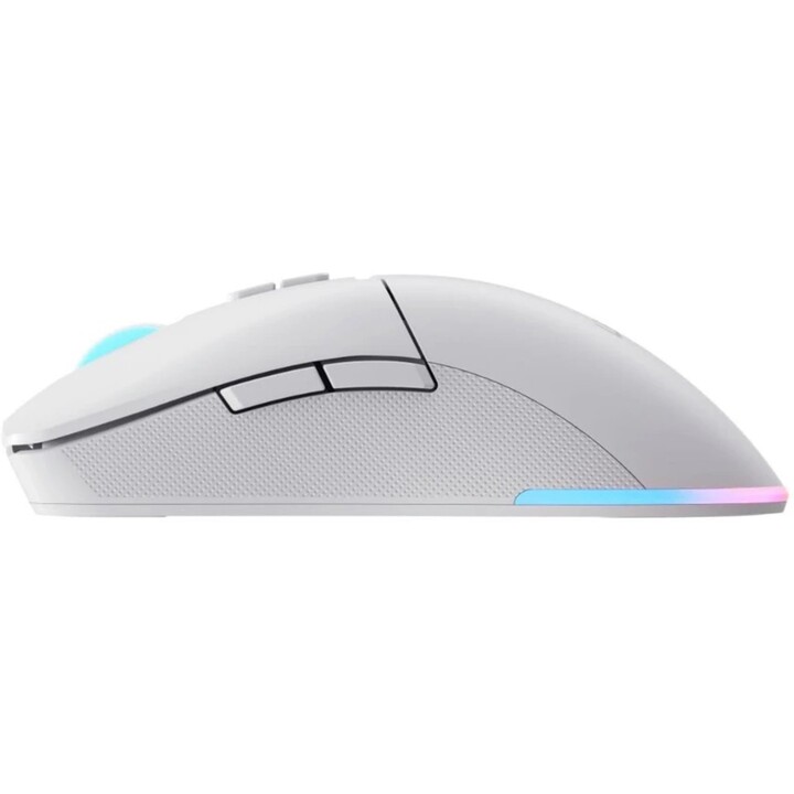 Ratón inalámbrico para juegos Lenovo Legion M220 GY51V60437 con iluminación RGB y 5000 DPI, color blanco glaciar