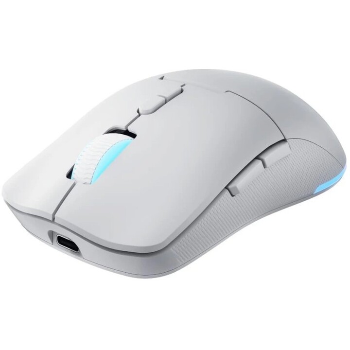 Souris de jeu sans fil Lenovo Legion M220 GY51V60437 avec éclairage RVB, 5 000 DPI, couleur « Glacier White »