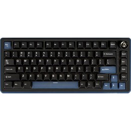 Tastiera wireless RGB Ducky OK-M 75 DKOKM2583-KYESCOH a tre modalità, hot-swap, layout ISO-ES, KTT, colore Baby Blue