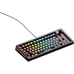 Glorious Gaming Gmmk 3 75% Barebones con cavo, nero - US GLO-KB-GMMK3-75-BB-W-BLK-US