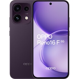 Oppo Reno16 F 5G, 8 GB di RAM, 256 GB, schermo AMOLED da 6,57 pollici, batteria da 6500 mAh, colore viola