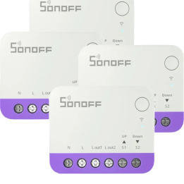 Sonoff MINI-RBS WiFi Smart Mini Roller Shutter Switch (Pack of 4) – Matter and Percentage Control